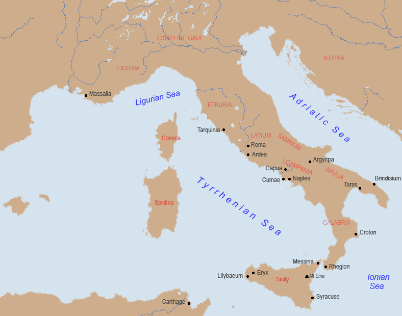 Map of Italy