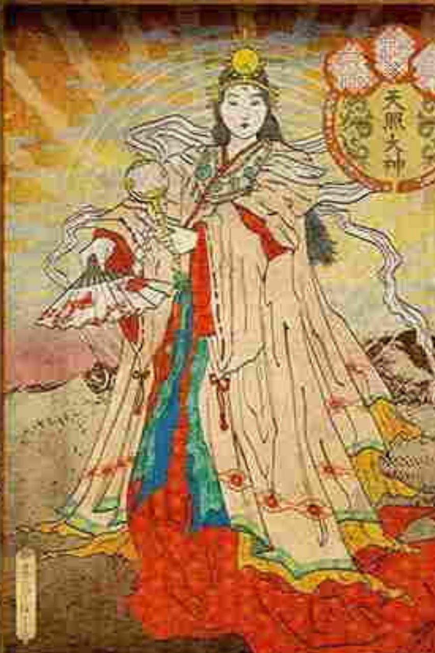 Amaterasu the goddess of sun and light