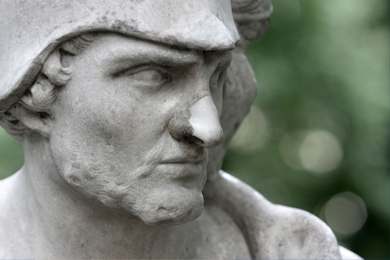 Ares, god of war statue