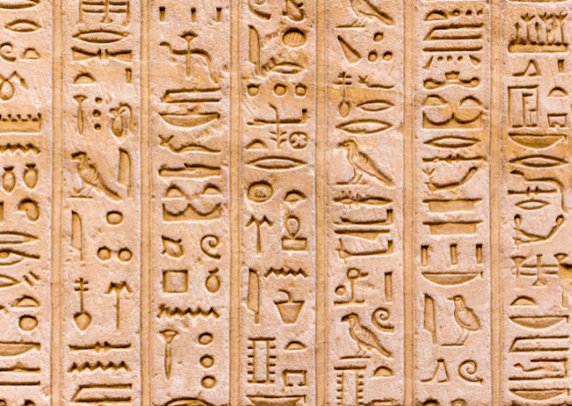 Egyptian hieroglyphics