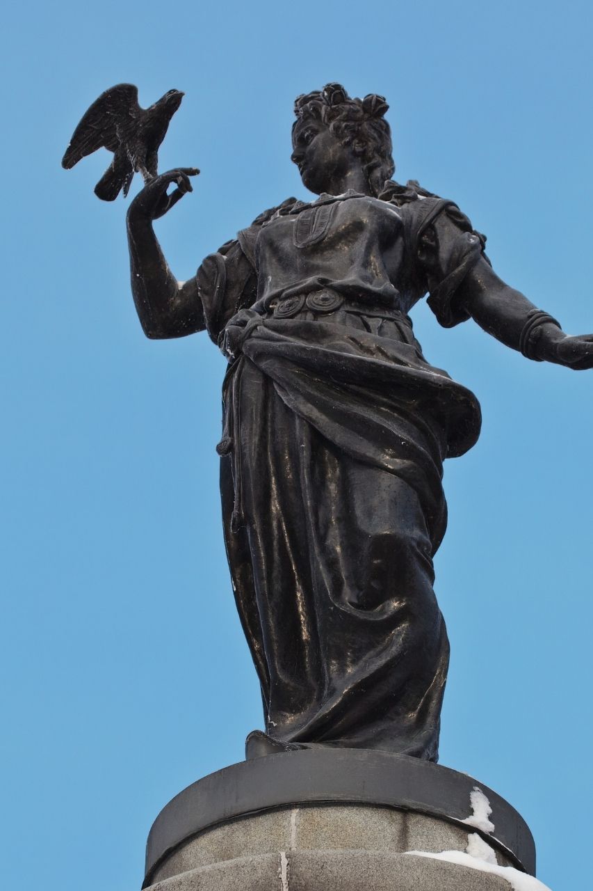 Freya statue in Stockholm