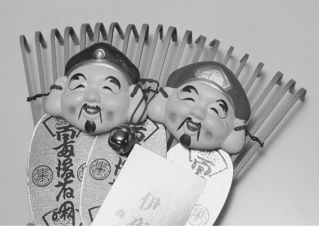 Mini sculpture of Daikokuten one of the seven lucky gods in Japanese mythology