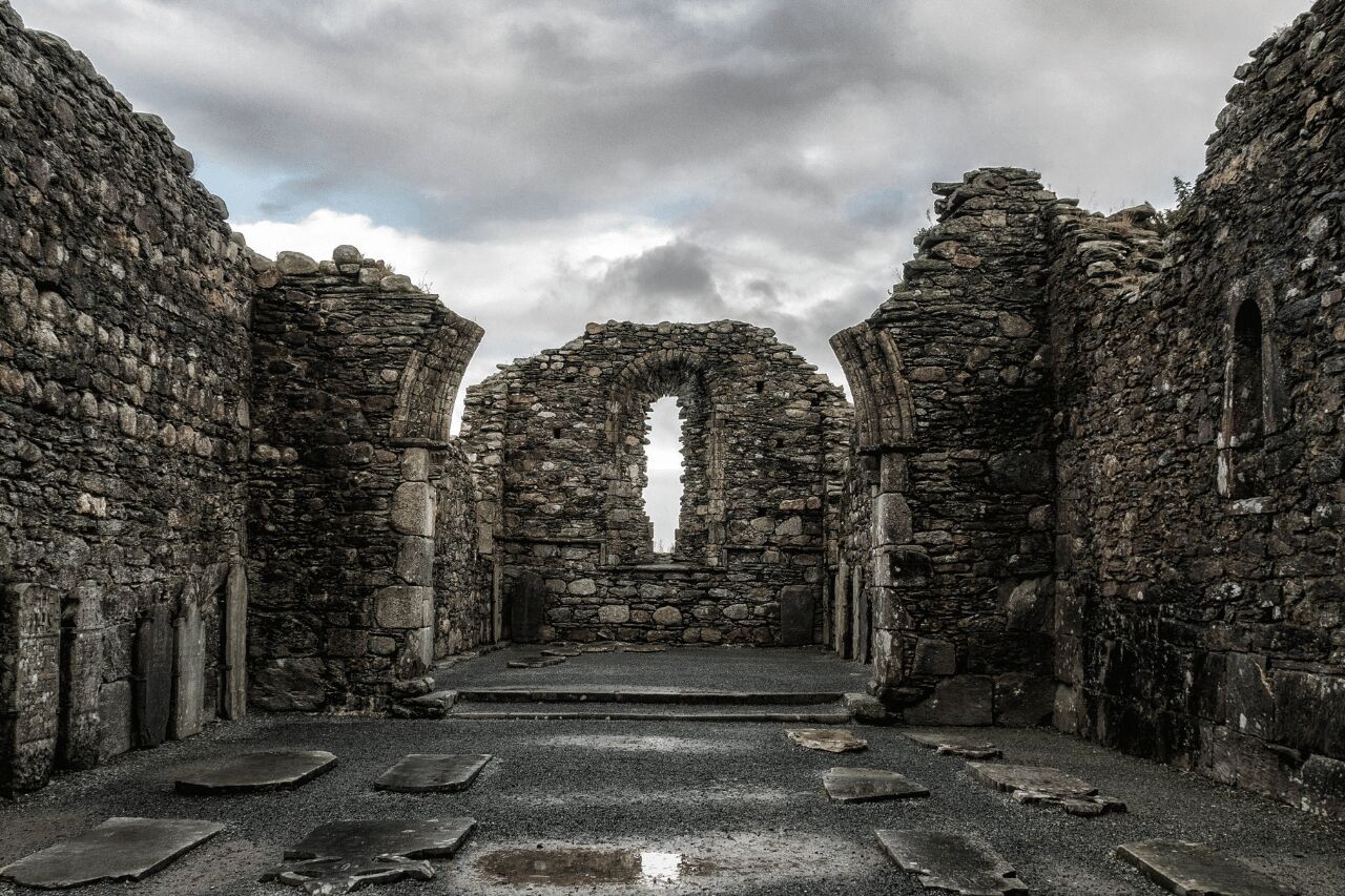 Ruins of Caer Wydion, castle of Celtic god Gwydion