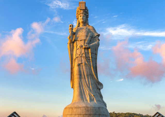 Statue of Chinese sea goddess Mazu