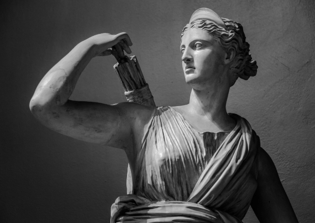 Statue of the Greek goddess Artemis