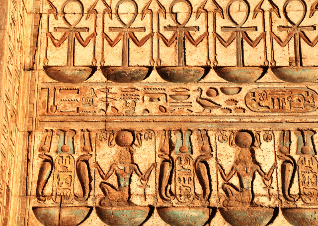 Temple of Khonsu Egyptian god of the moon and time