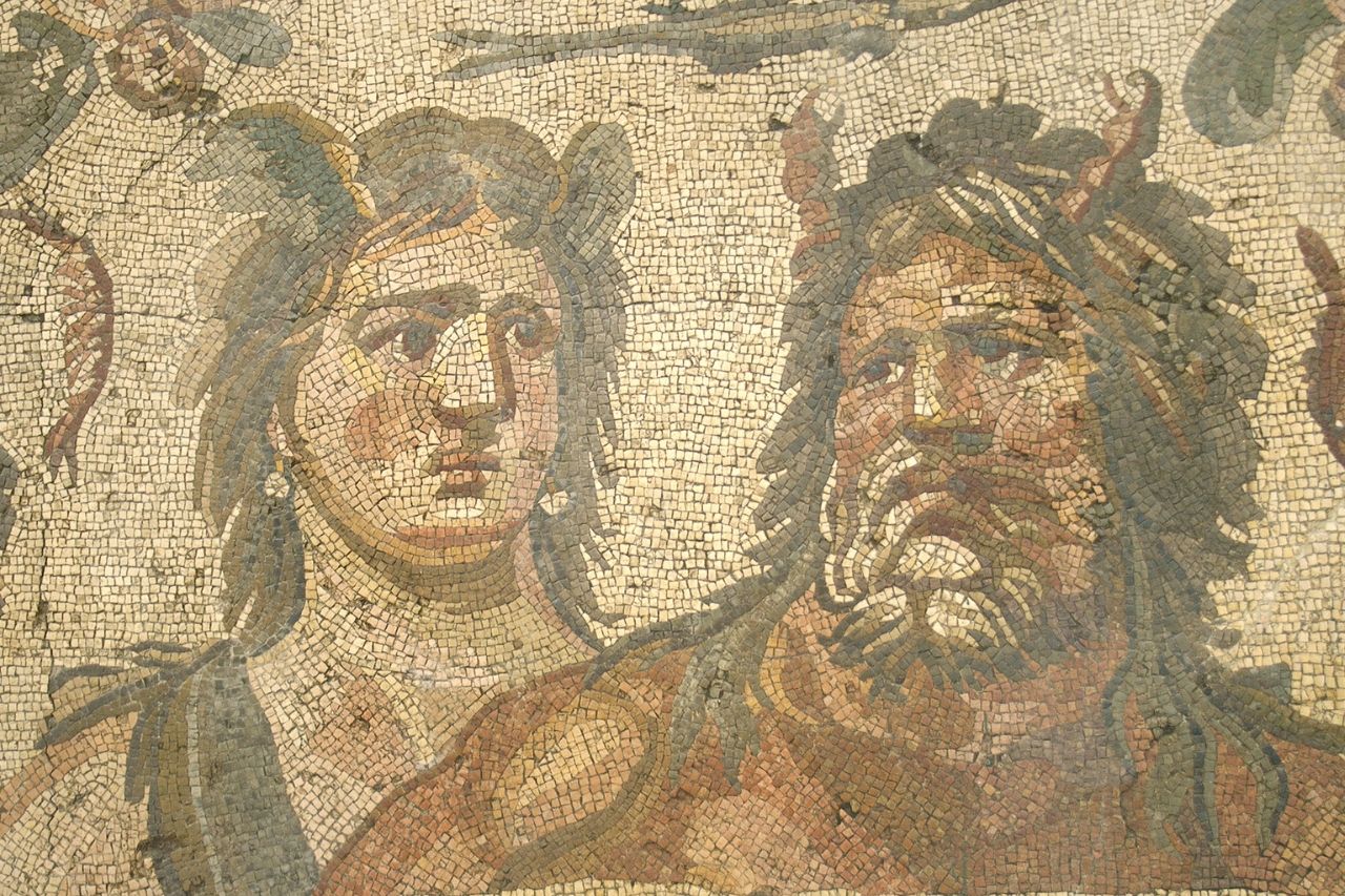 Tethys and Oceanos mosaic