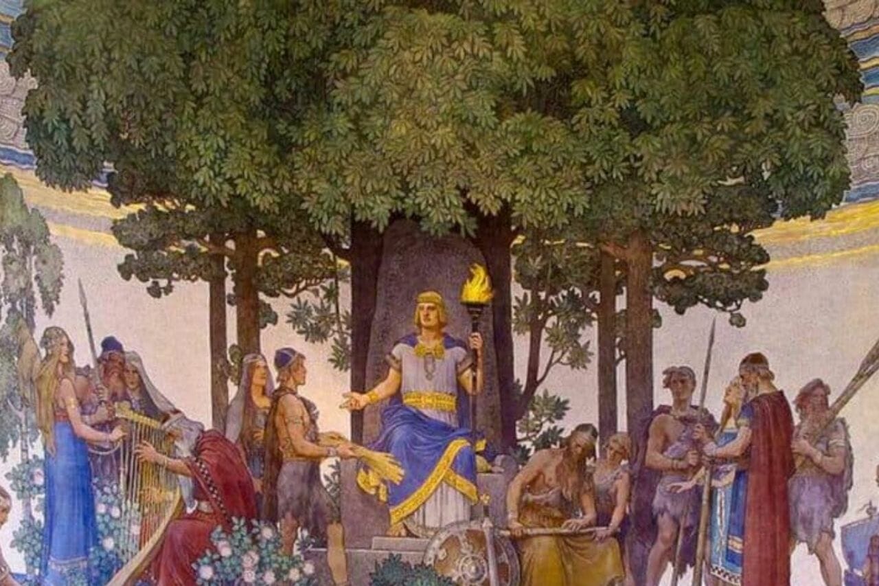 Greek gods vs Norse gods the differences comparison illustration