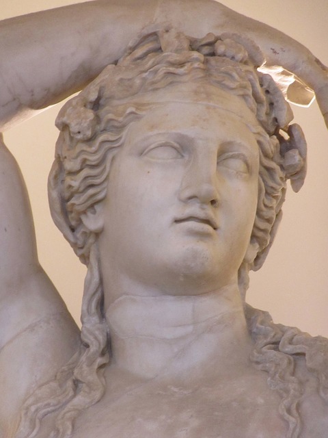 Portrait of Apollo, the god in The Iliad