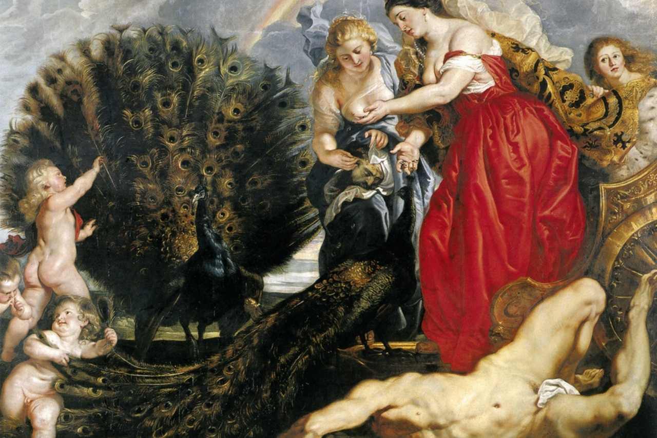 Argus Panoptes, the giant with 100 eyes in Greek mythology