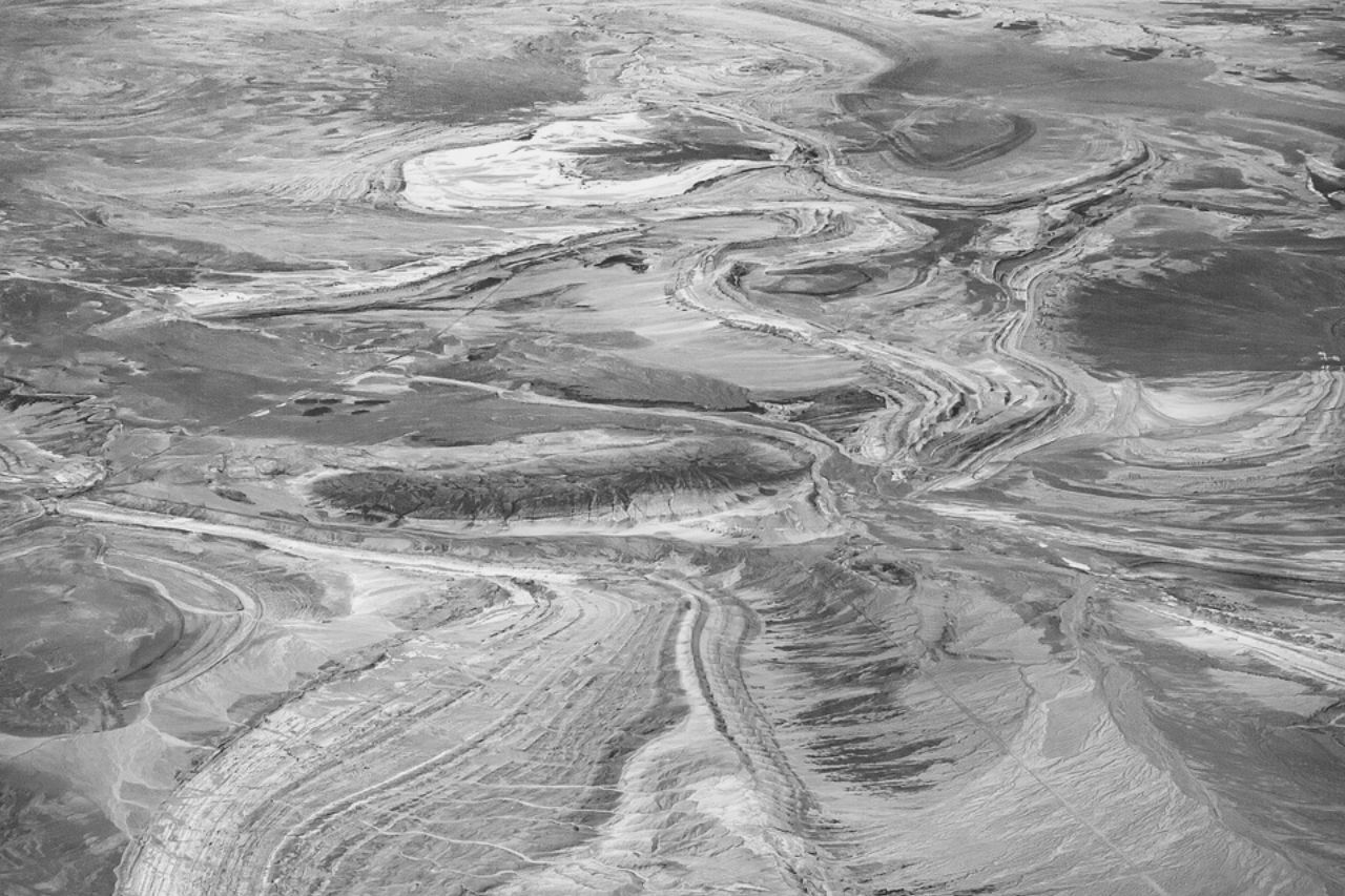 Desert rocks road Iran