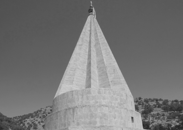 Dome of Yazidi temple in northern Iraq