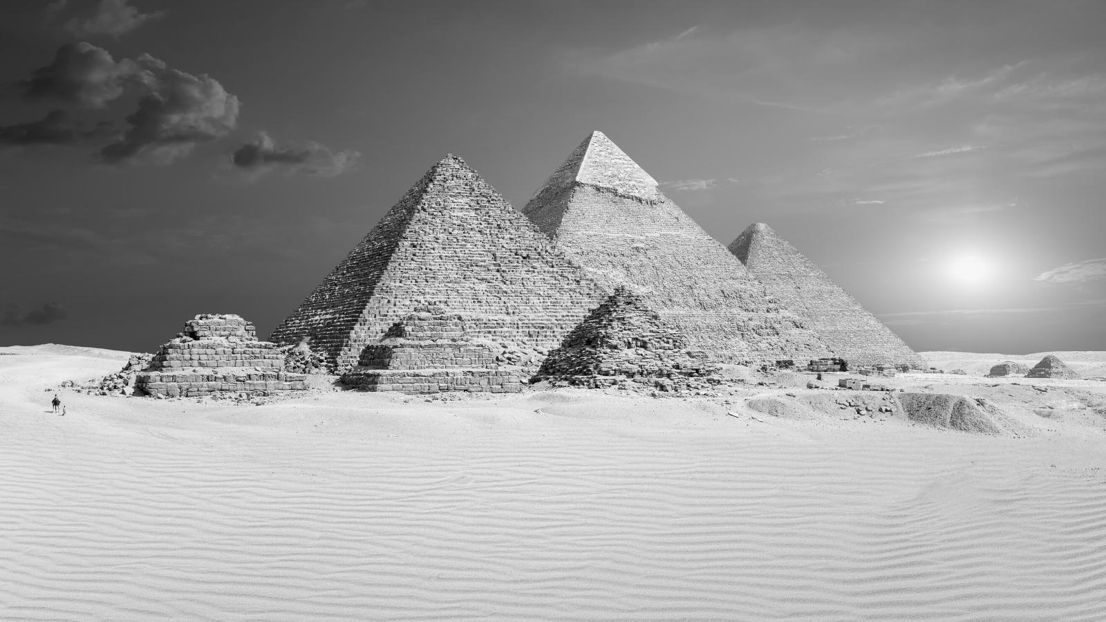 Egyptian pyramids of Giza