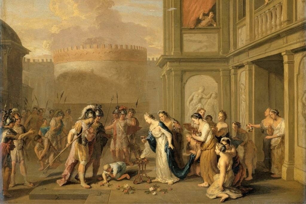 How long is the Iliad illustration