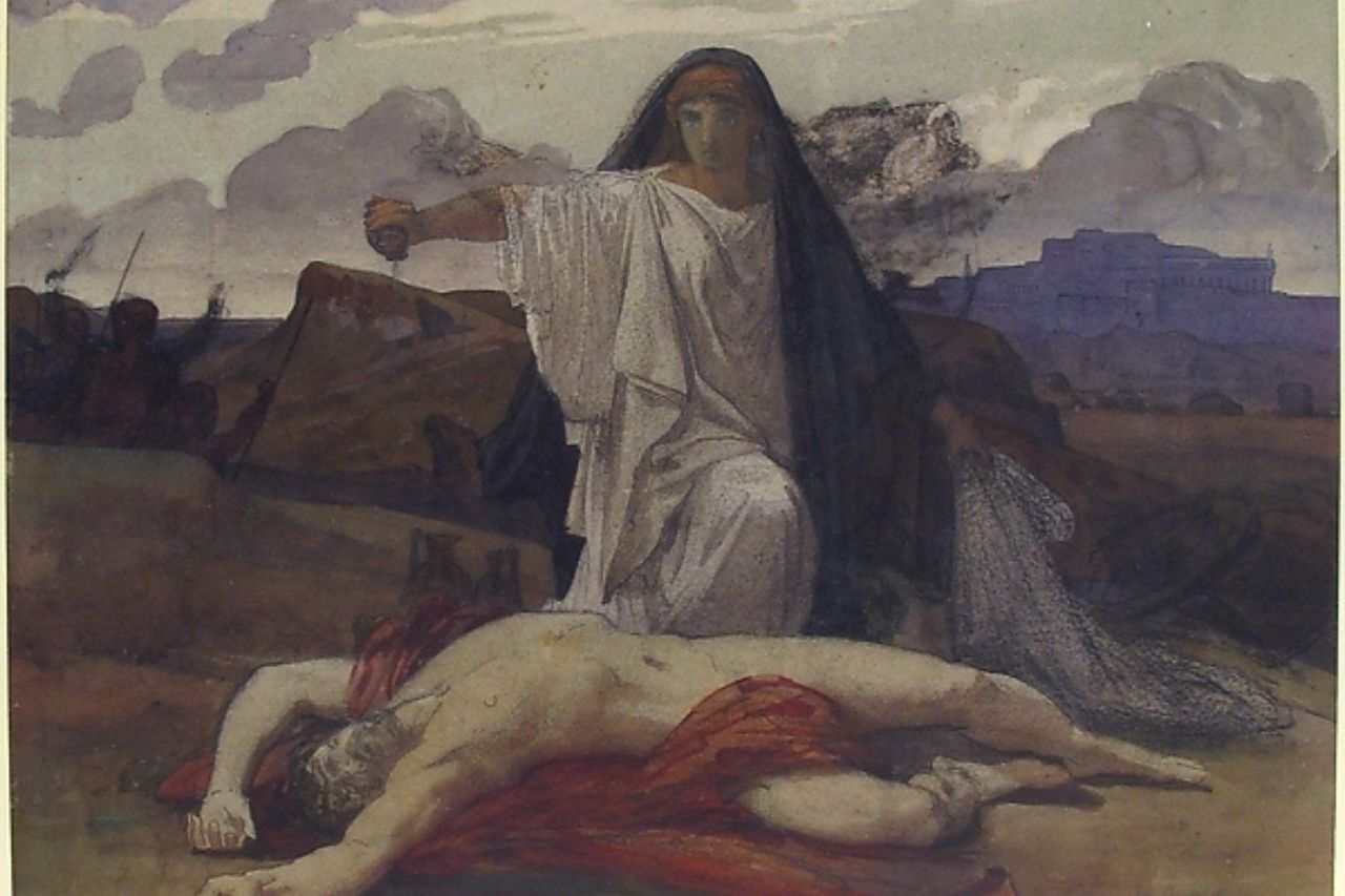 Antigone going against Creon