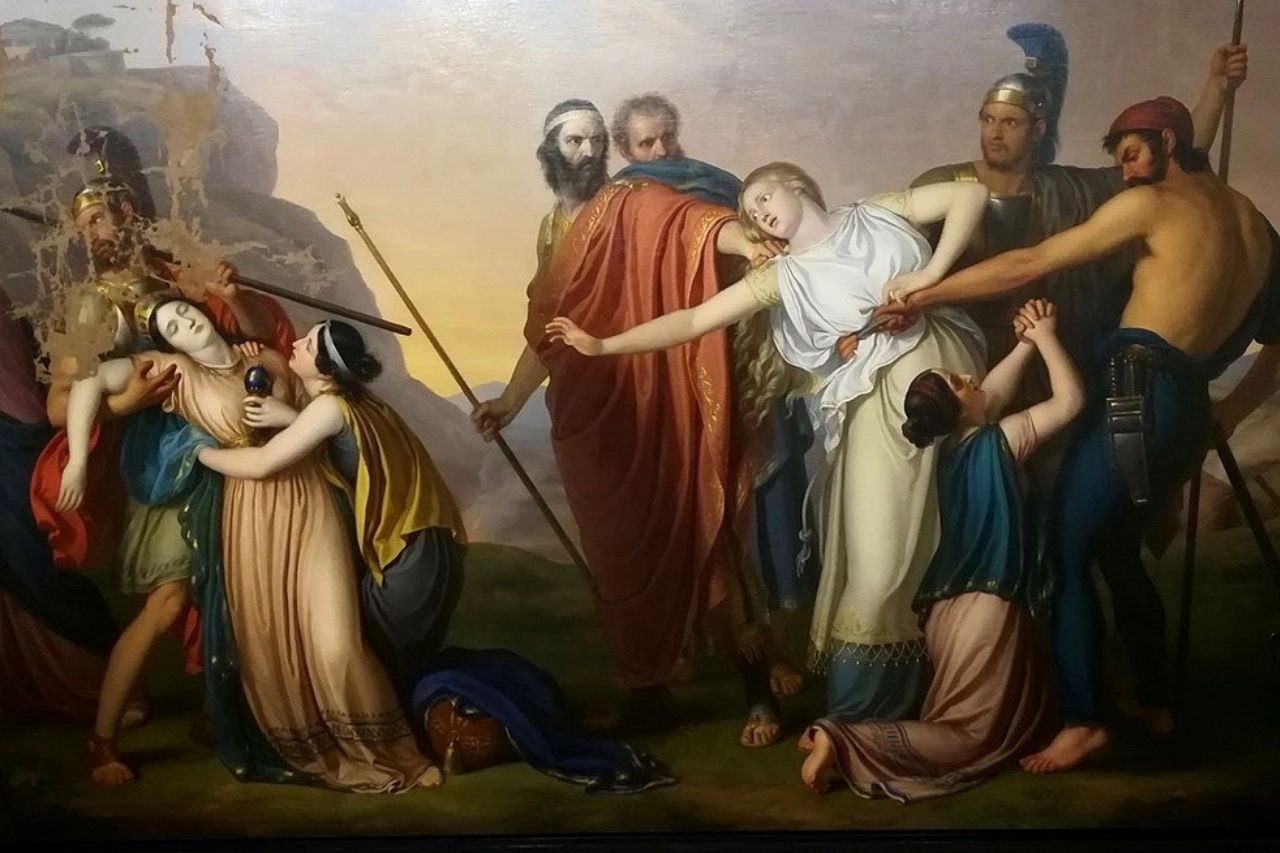 Antigone's death scene