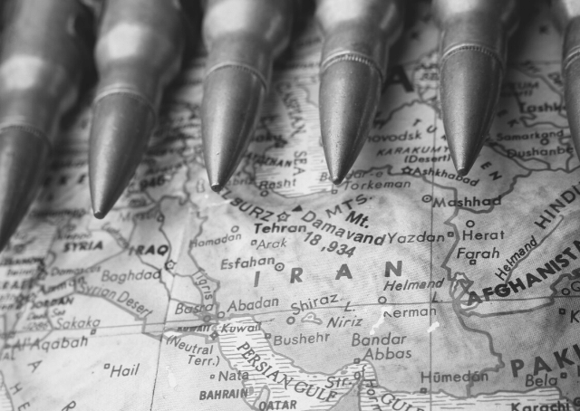 Map of Iran and Iraq