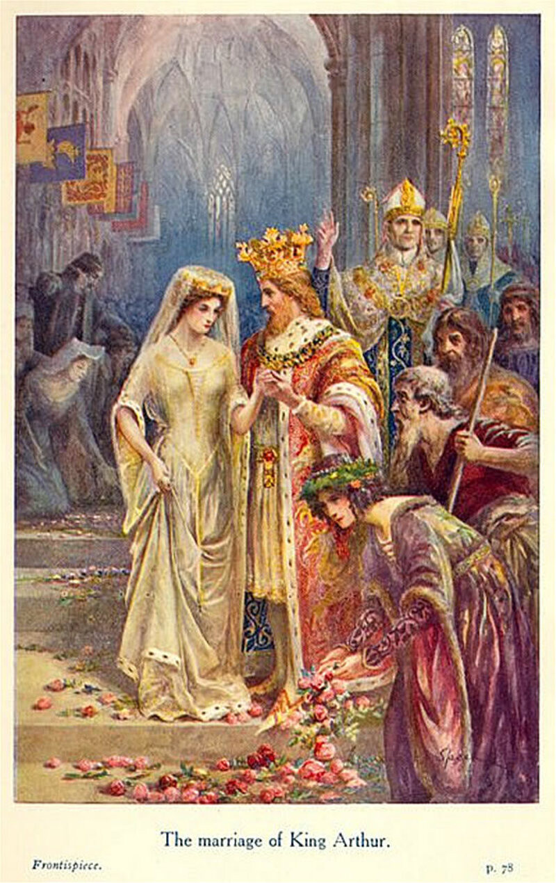 The marriage of King Arthur, Lancelot Speed, 1912