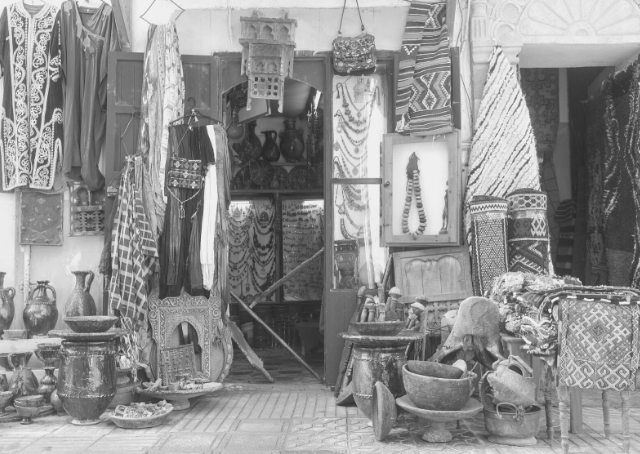 Medina district in Morocco