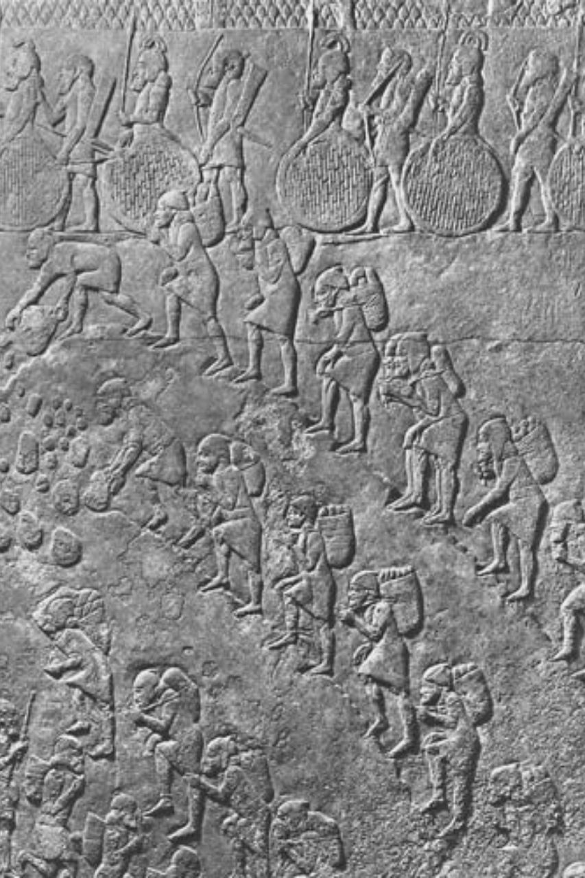 Mesopotamian slaves in labor