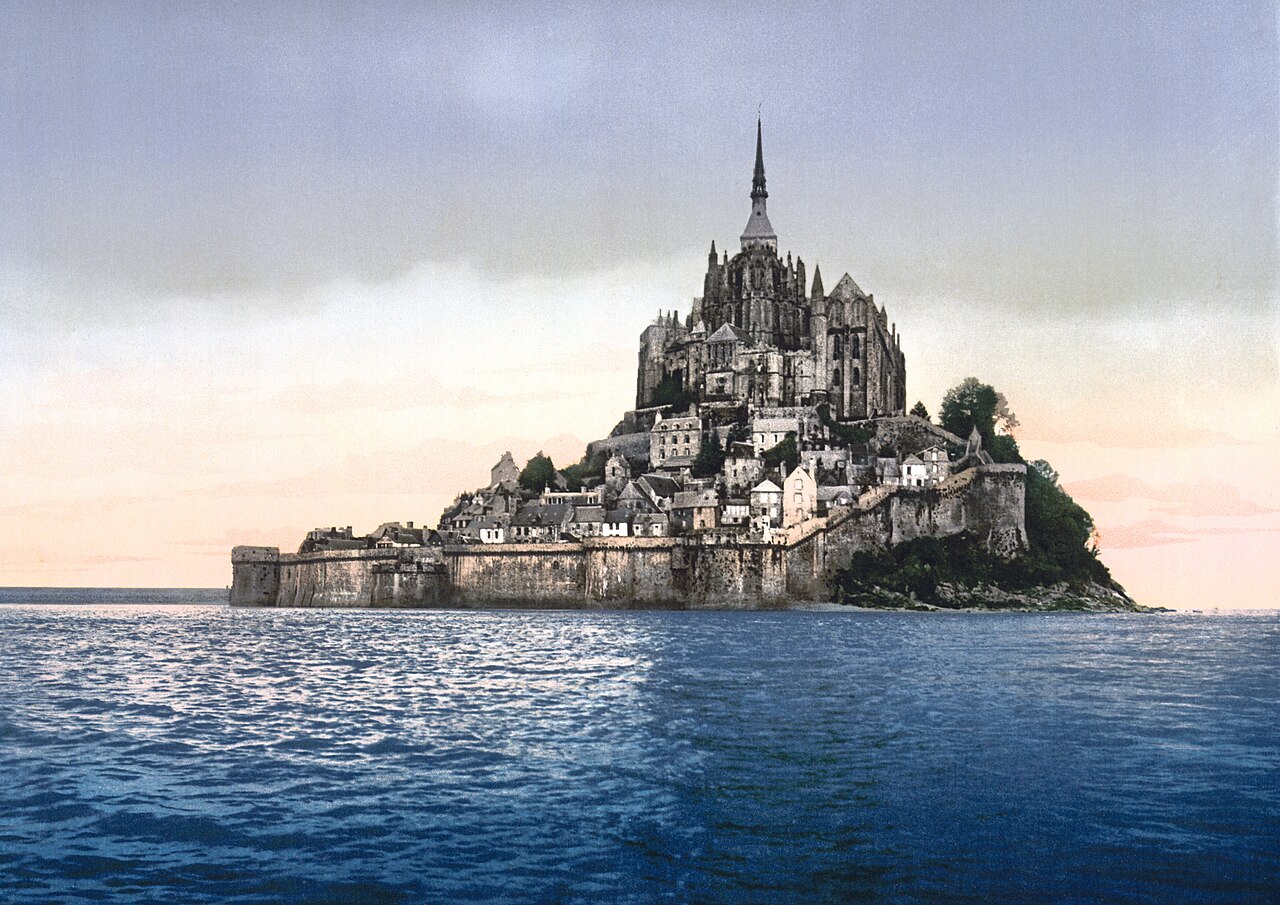 Mont-Saint-Michel, Brittany, France, where the giant held Hoel’s niece captive
