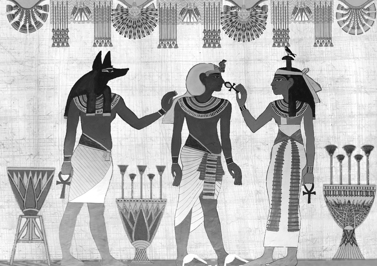 Pharaoh and priests