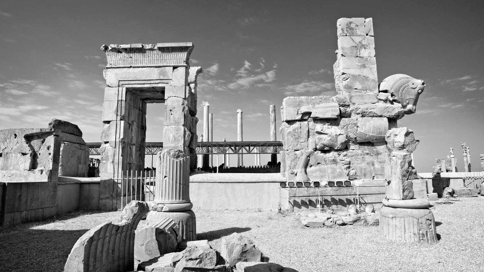 Remains of Persian Empire in Persepolis